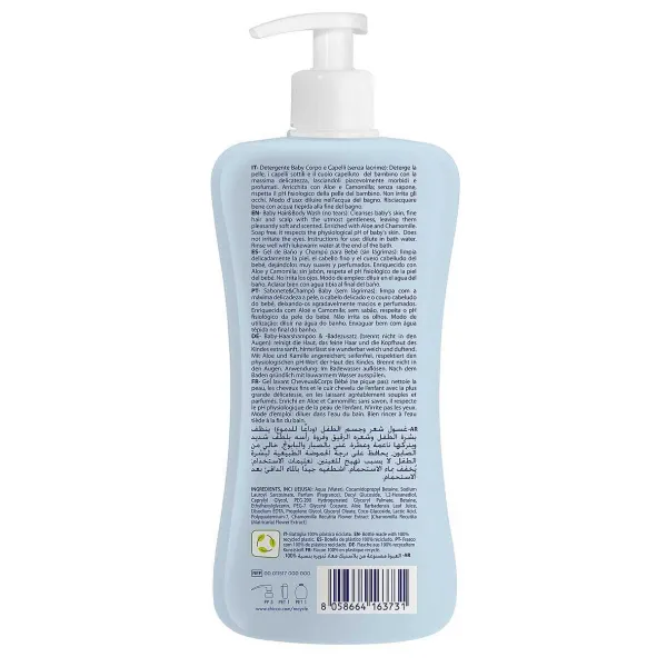 Shampoo E Bagnoschiuma|Chicco Baby Detergente Corpo E Capelli Natural Sensation
