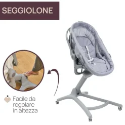 Culle E Lettini|Chicco Baby Hug Pro 5 In 1 Earl Grey