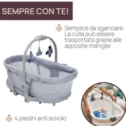 Culle E Lettini|Chicco Baby Hug Pro 5 In 1 Earl Grey