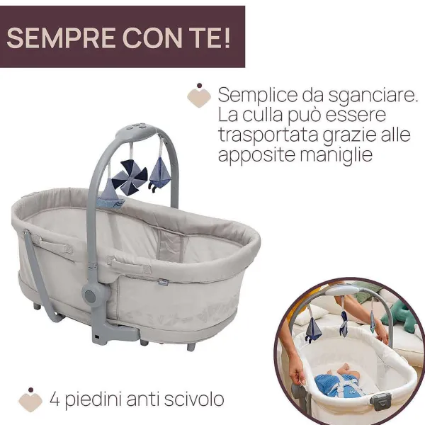 Culle E Lettini|Chicco Baby Hug Pro 5 In 1 Beige Latte