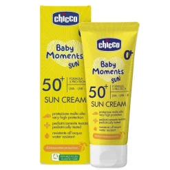Protezione Estate|Chicco Baby Moments Sun - Crema Solare Spf 50+ 75 Ml.