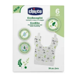 Bavaglini|Chicco Bavaglini Monouso Compostabili 36Pz
