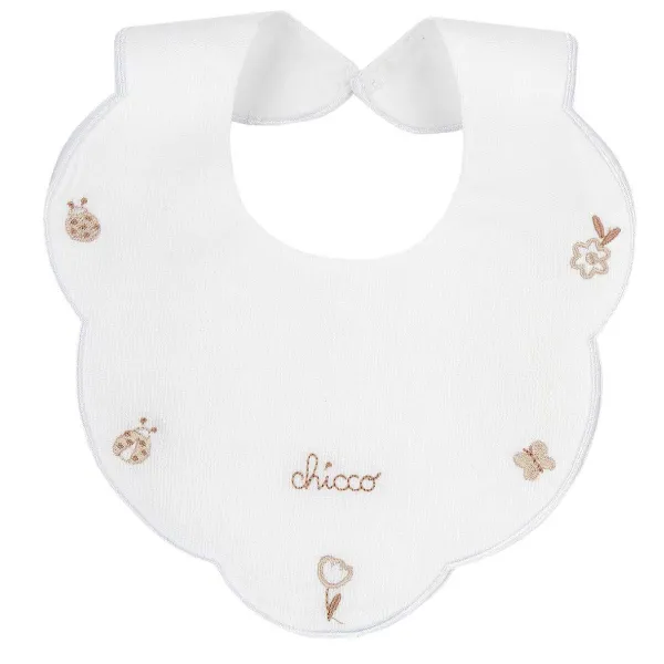 Bavagli|Chicco Bavaglino Con Ricamo