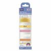 Biberon|Chicco Biberon Benessere 330Ml Flusso Rapido In Plastica Giallo