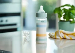 Biberon|Chicco Biberon Benessere 250Ml Flusso Medio In Plastica Bianco