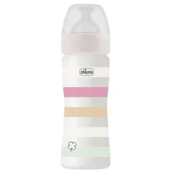 Biberon|Chicco Biberon Benessere 250Ml Flusso Medio In Plastica Bianco