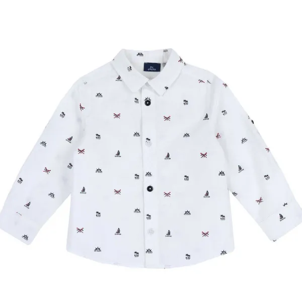 Camicie|Chicco Camicia Con Fantasia All Over