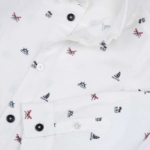 Camicie|Chicco Camicia Con Fantasia All Over