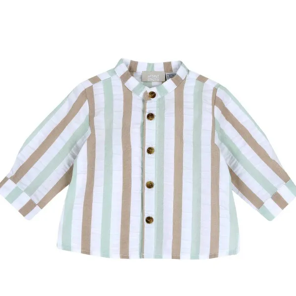 Camicie|Chicco Camicia Di Cotone Con Fantasia A Righe