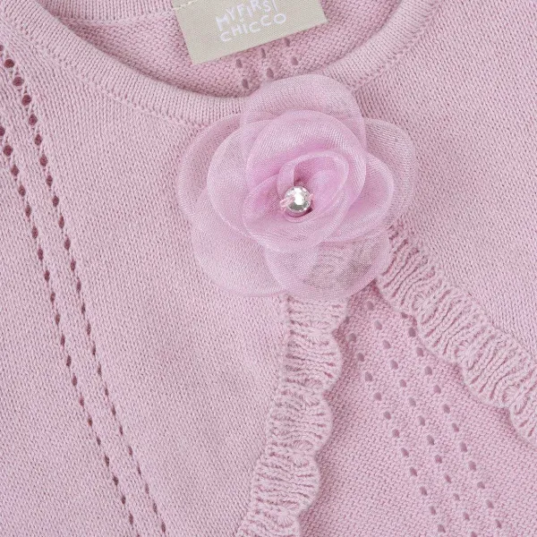 Cardigan|Chicco Cardigan Corto Con Fiorellino