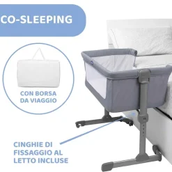 Culle E Lettini|Chicco Next2Me Essential Culla Co-Sleeping Stone Re_Lux