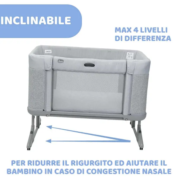 Culle E Lettini|Chicco Next2Me Forever Lettino Cosleeping Ash Grey Cross Collection
