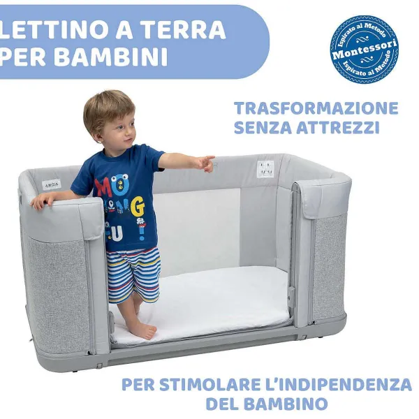 Culle E Lettini|Chicco Next2Me Forever Lettino Cosleeping Ash Grey Cross Collection