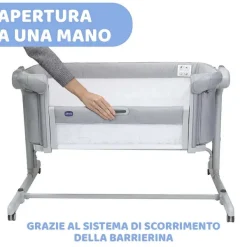 Culle E Lettini|Chicco Next2Me Magic Evo Culla Cosleeping Grey Mist