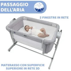 Culle E Lettini|Chicco Next2Me Magic Evo Culla Cosleeping Grey Mist