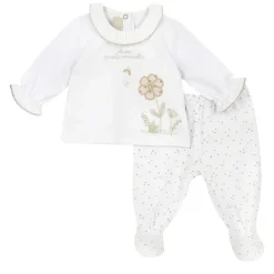 Completi|Chicco Completo Maglia E Pantaloni Con Piedini