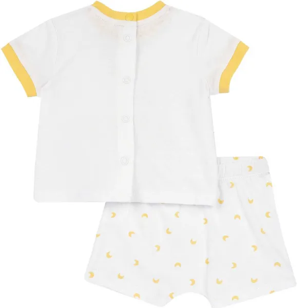 Completi|Chicco Completo Maglietta E Pantaloni Corti Bianco
