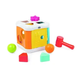 Incastri E Impilabili|Chicco Cubo Incastra & Martella 2 In 1