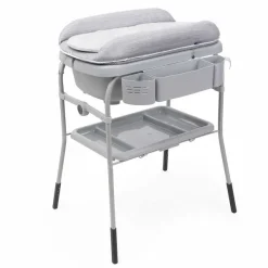 Bagnetti E Fasciatoi|Chicco Cuddle&Bubble Grey Melange