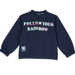 Cardigan|Chicco Felpa Con Zip Blu Scuro