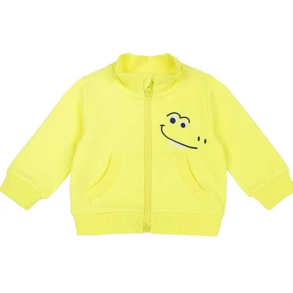 Cardigan|Chicco Felpa Con Zip Giallo Chiaro