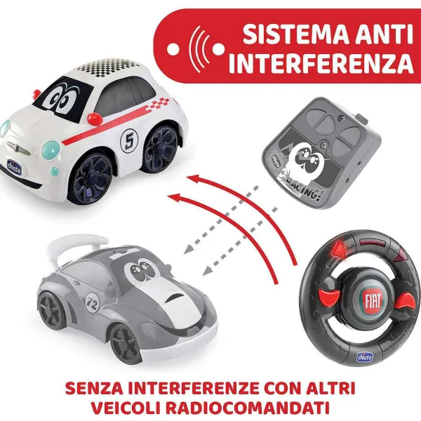 Macchinine, Radiocomandi E Playset|Chicco Fiat 500 Sport Radiocomandata