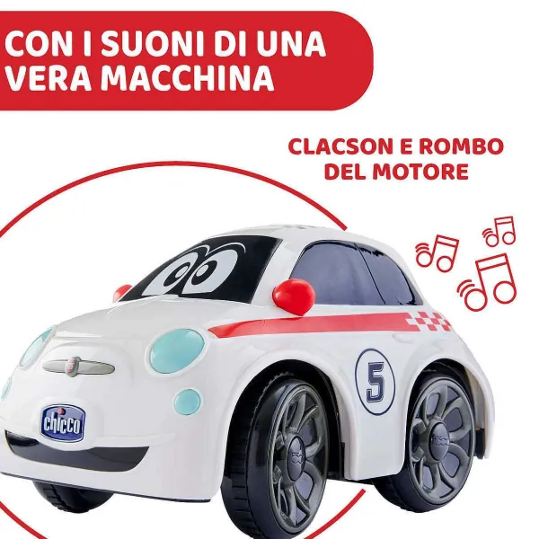 Macchinine, Radiocomandi E Playset|Chicco Fiat 500 Sport Radiocomandata
