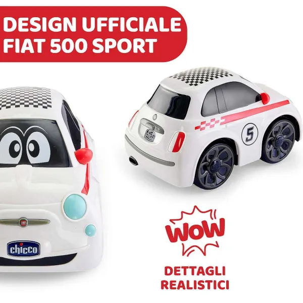 Macchinine, Radiocomandi E Playset|Chicco Fiat 500 Sport Radiocomandata