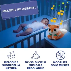 Proiettori E Carillon|Chicco Gioco Volpe Proiettore Magic Forest