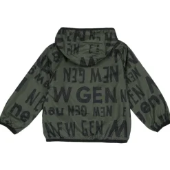 Giacche|Chicco Giubbino Antivento Verde Stampato