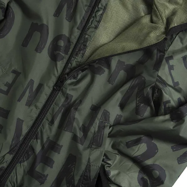 Giacche|Chicco Giubbino Antivento Verde Stampato