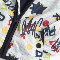 Giacche|Chicco Giubbino Antivento Con Cappuccio Bianco