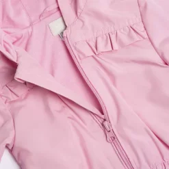 Giacche|Chicco Giubbino Con Volant - Poliestere Riciclato Rosa Medio