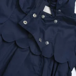 Giacche|Chicco Giubbino Di Tessuto Tecnico Con Cappuccio Removibile Blu Medio