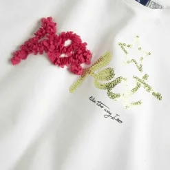 T-Shirt|Chicco Maglietta Con Applicazioni In Georgette