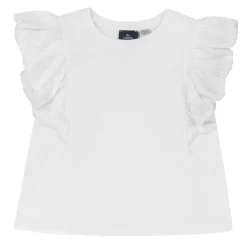 T-Shirt|Chicco Maglietta Con Manichine Volants Ricamate