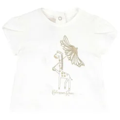 T-Shirt|Chicco Maglietta Con Stampa Ricamo E Applicazioni