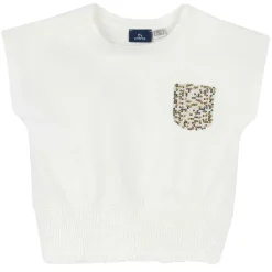 T-Shirt|Chicco Maglietta Manica Corta Con Taschino Paillettes