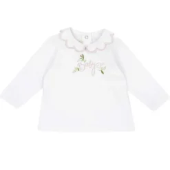 T-Shirt|Chicco Maglietta Manica Lunga Con Ricamo