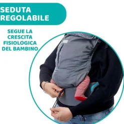 Marsupi|Chicco Myamaki Fit Cool Grey