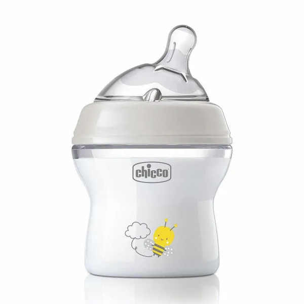 Biberon|Chicco Naturalfeeling Biberon 0M+ 150Ml Flusso Lento Grigio