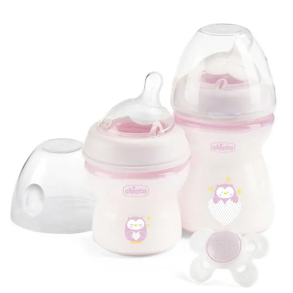 Biberon|Chicco Naturalfeeling Gift Set Rosa