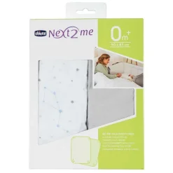Lenzuola E Copertine|Chicco Next2Me Lenzuola - Set 2Pz Air