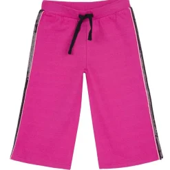 Pantaloni|Chicco Pantaloni In Felpa Con Bande Laterali Rosa Scuro