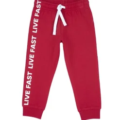 Pantaloni|Chicco Pantaloni Lunghi Di Jersey Con Stampa Rosso Medio