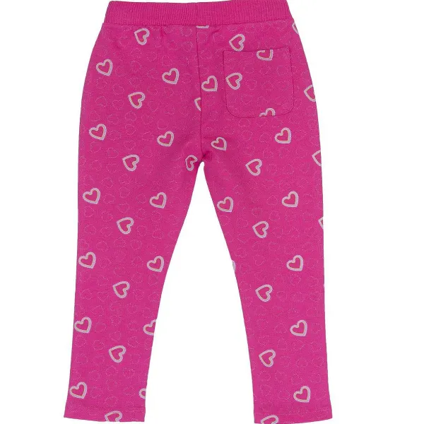 Pantaloni|Chicco Pantaloni Lunghi In Felpa Rosa Rigato