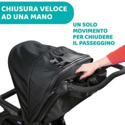 Passeggini|Chicco Passeggino Activ3 Jet Black