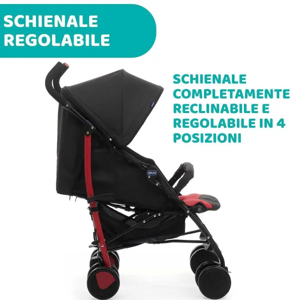 Passeggini|Chicco Passeggino Echo Scarlet