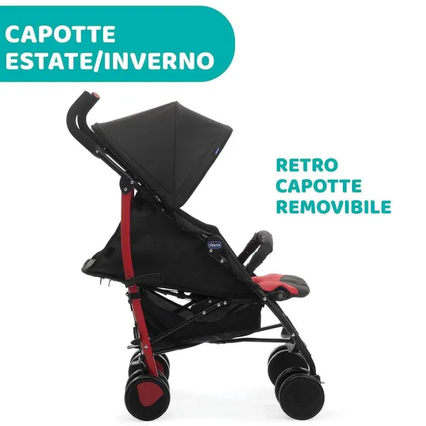 Passeggini|Chicco Passeggino Echo Scarlet