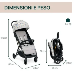 Passeggini|Chicco Passeggino Glee Joking Beige